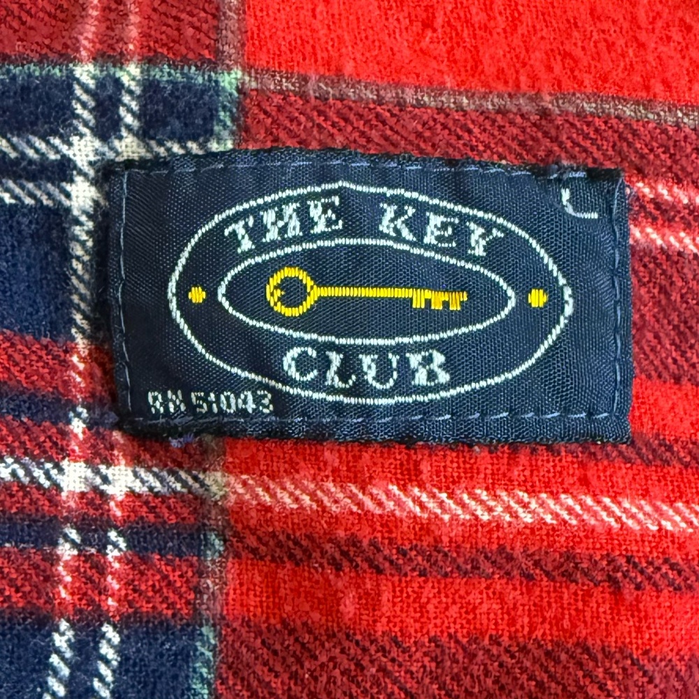 THE KEY CLUB Women’s Flannel Shirt (Size L) - Picture 12 of 14